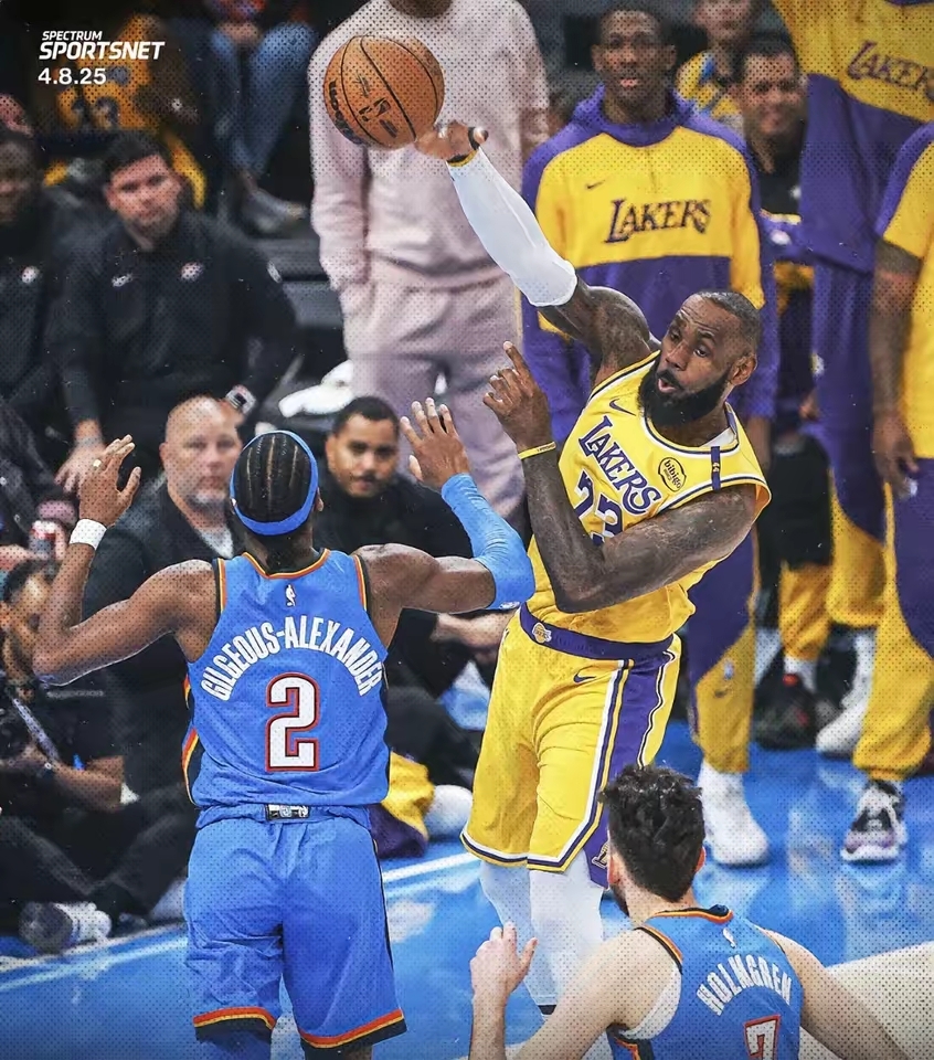 湖人大胜掘金,詹姆斯砍下三双 湖人大胜掘金,詹姆斯砍下三双